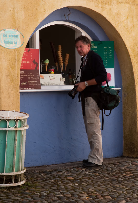 Found this one of Theo in Portmerion getting an ice cream.