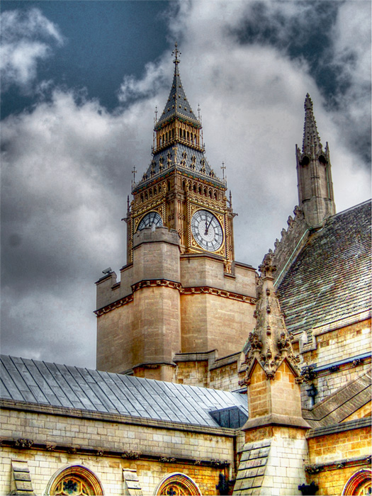 During a trip to the capital, candid view of Big Ben.