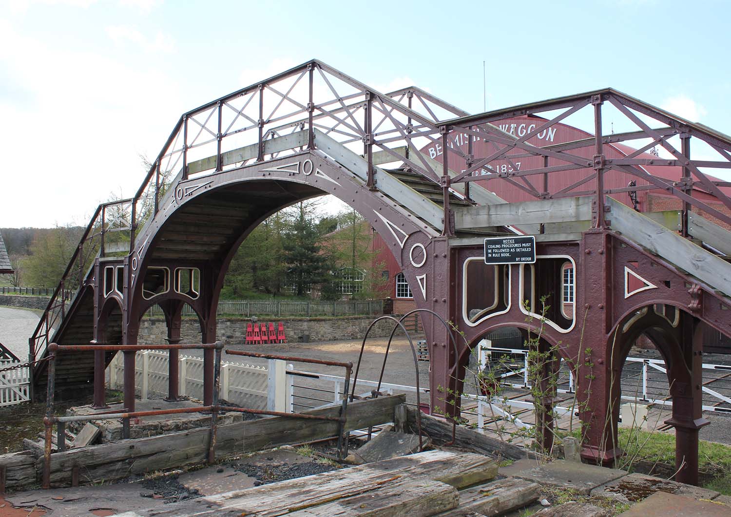 Pedestrian Rail Bridge at Beamish