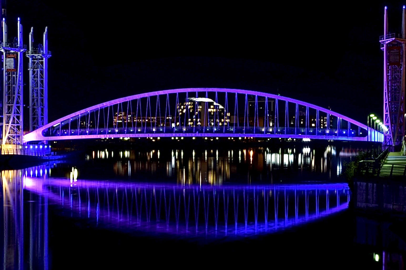 Media City at night